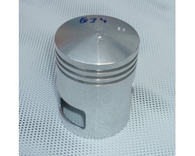 PÍST LEVÝ - 350ccm  - 58,50 - (2 VÝBRUS) - (ČEP 16mm,KROUŽEK 2,5mm) - ČESKÁ VÝROBA ALMET